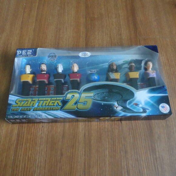 Star Trek The Next Generation 25th ANNIVERSARY Pez Collectors Set - Picture 1 of 2